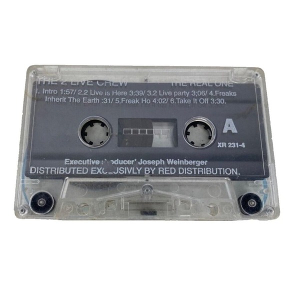 The 2 Live Crew The Real One Cassette Tape Vtg 1998 Southern Miami Bass Hip-Hop - Picture 2 of 5